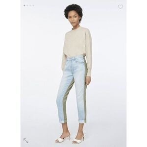 Frame Rigid Denim Le Beau Cargo Mix Pants Women's Canterbury Size 26